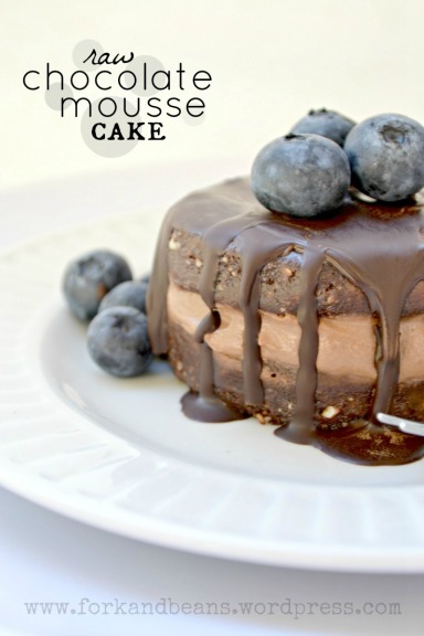 Raw Chocolate Mousse Cake - Fork & Beans